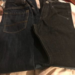 5 pairs of boy’s jeans.